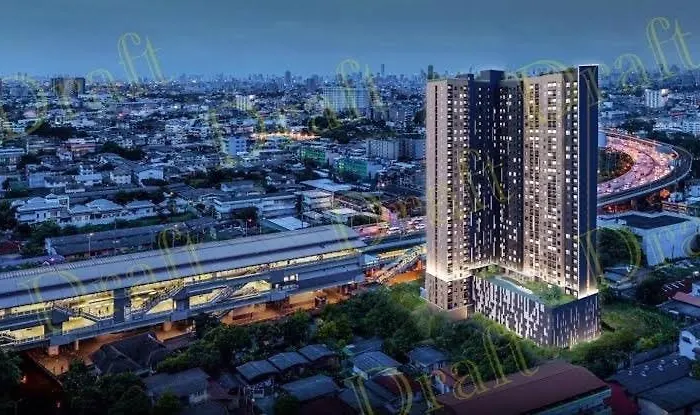 New 1-bedroom For Rent 0 Meters From Bts Wutthakat Appartement Bangkok