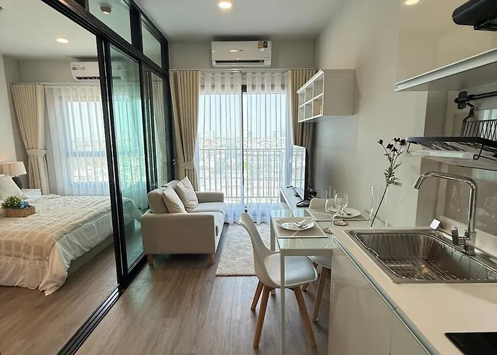 New 1-bedroom For Rent 0 Meters From Bts Wutthakat Appartement