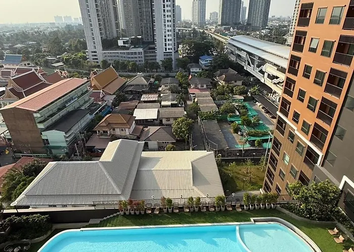 New 1-bedroom For Rent 0 Meters From Bts Wutthakat Appartement *